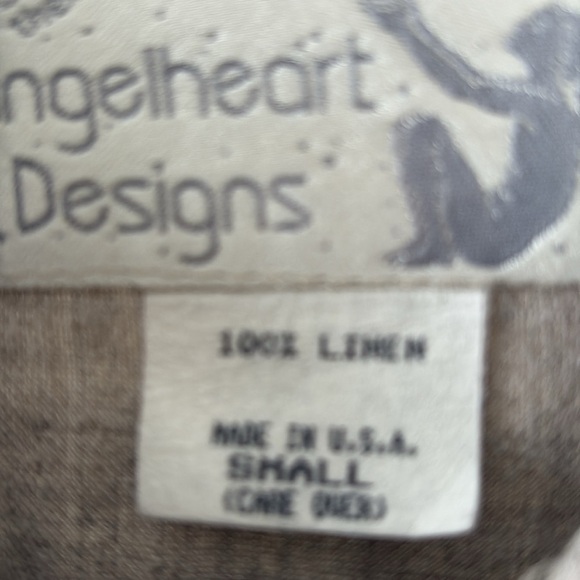 Angelheart Designs Vintage Linen Cropped Blazer S - Picture 7 of 8